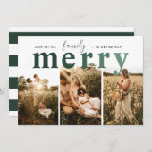 Kerstkaart voor het hele gezin (Voorkant / Achterkant)