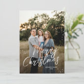 Kerstkaart voor het hele gezin (Staand voorkant)