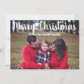 Kerstkaart voor het hele gezin (Voorkant)