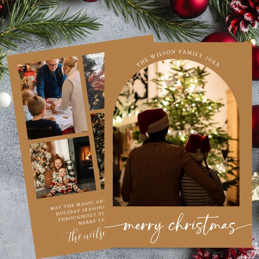 Kerstkaart voor het hele gezin