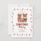 Kerstkaart voor het kerstfeest kaart (Achterkant)