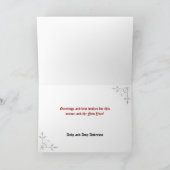  kerstkaart voor Holly en Kandles Feestdagen Kaart (Binnen)