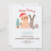 kerstkaart voor honden en katten kaart (Voorkant)