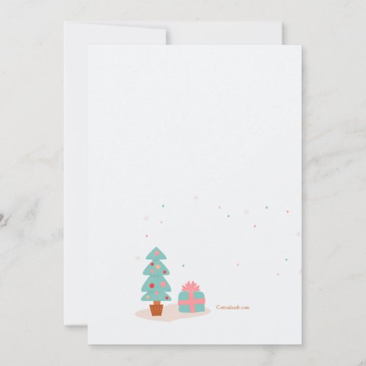 kerstkaart voor honden en katten kaart (Achterkant)