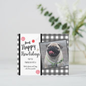 Kerstkaart voor huisdierbudget (Staand voorkant)