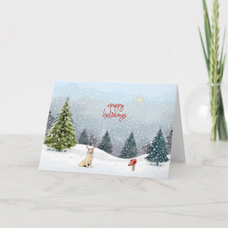 Kerstkaart voor huisdieren bedankkaart