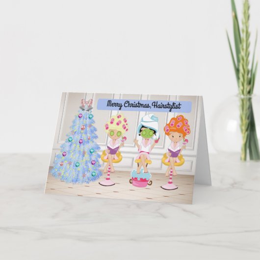 kerstKaart voor je haarlijst Feestdagen Kaart (Voorkant)