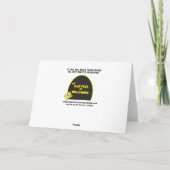 kerstkaart voor kaasjesmensen feestdagen kaart (Achterkant)