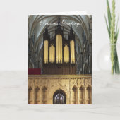 Kerstkaart voor kathedraal feestdagen kaart (Voorkant)