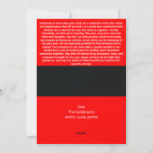 kerstkaart voor kerstmis (Achterkant)