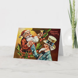  kerstkaart voor Kerstmis en oom Sam Feestdagen Kaart