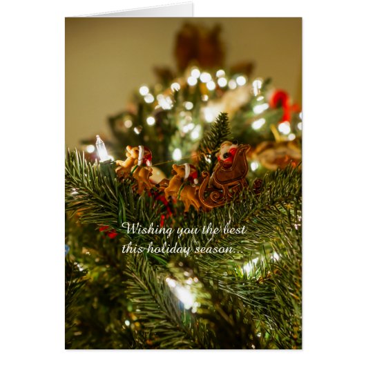 kerstkaart voor kerstmis en sinterklank (Voorkant)