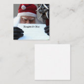 kerstkaart voor Kerstmis en voor Kerstmis voor ker Notitiekaartje (Voorkant / Achterkant)