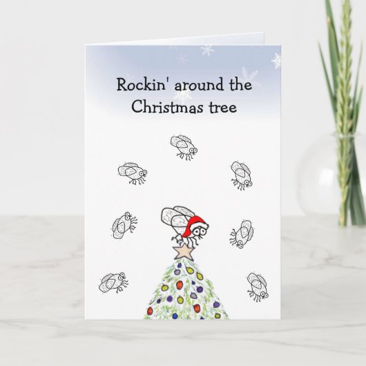 Kerstkaart voor Kerstmis Feestdagen Kaart (Voorkant)