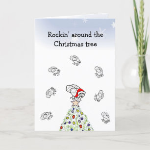 Kerstkaart voor Kerstmis Feestdagen Kaart