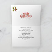 kerstkaart voor kerstmis feestdagen kaart (Binnen)