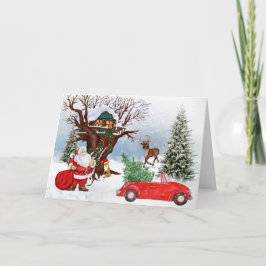 kerstkaart voor kerstmis feestdagen kaart