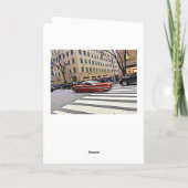 Kerstkaart voor Kerstmis in New York Feestdagen Kaart (Achterkant)