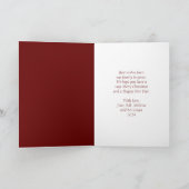 kerstkaart voor kerstmis kaart (Binnen)