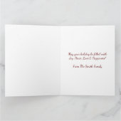 kerstkaart voor kerstmis kaart (Binnen)