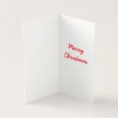 kerstkaart voor kerstmis kaart (Binnen)