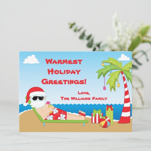 kerstkaart voor kerstmis met kerstmis (Staand voorkant)