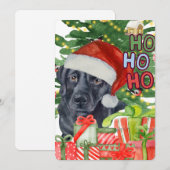 kerstkaart voor kerstmis met kerstmis (Voorkant / Achterkant)