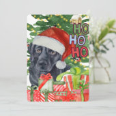 kerstkaart voor kerstmis met kerstmis (Staand voorkant)