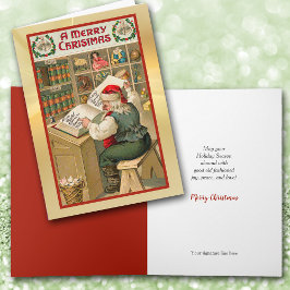 kerstkaart voor kerstmis met kerstmis uit de kerst feestdagen kaart