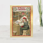 kerstkaart voor kerstmis met kerstmis uit de kerst feestdagen kaart (Voorkant)