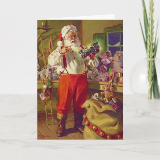 Kerstkaart voor kerstmis met kerstmis voor kerstmi feestdagen kaart (Voorkant)