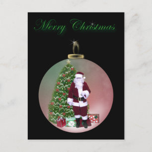 kerstKaart voor kerstmis ornament Feestdagenkaart