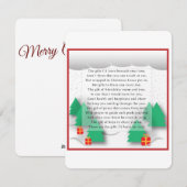 kerstkaart voor kinderen (Voorkant / Achterkant)