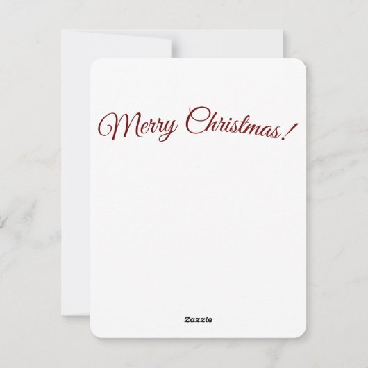 kerstkaart voor kinderen (Achterkant)