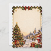 Kerstkaart voor kinderen (Achterkant)