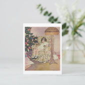  kerstkaart voor kinderen en bomen feestdagenkaart (Staand voorkant)