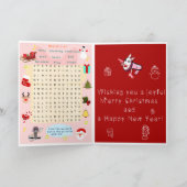 Kerstkaart voor kinderen - interactieve kaart (Binnen)