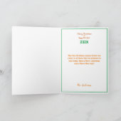 kerstkaart voor klein Kat Bedankkaart (Binnen)