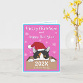 kerstkaart voor klein Kat Kaart (Gele Bloem)