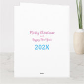 kerstkaart voor klein Kat Kaart (Achterkant)