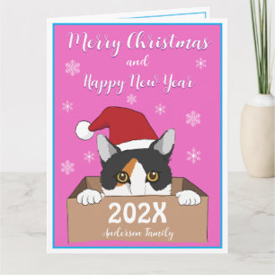 kerstkaart voor klein Kat Kaart