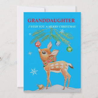 Kerstkaart voor kleindochter