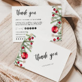 Kerstkaart voor kleine bedrijven kaart