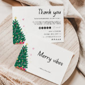 Kerstkaart voor kleine bedrijven kaart