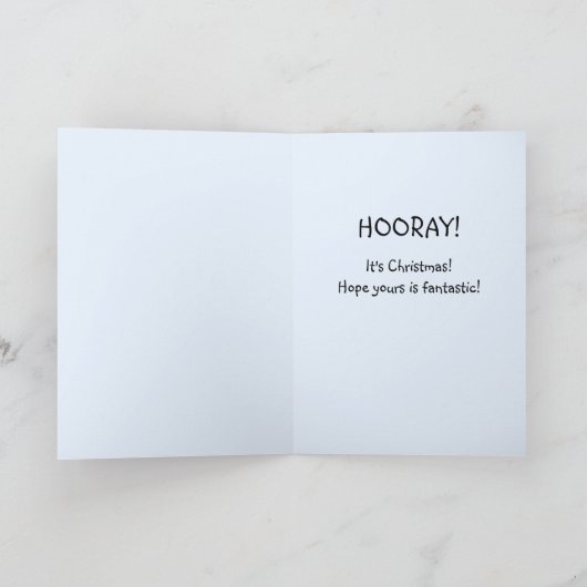 Kerstkaart voor kleine Beren Feestdagen Kaart (Binnen)