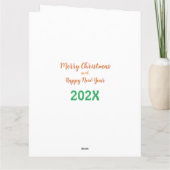 Kerstkaart voor kleine katjes kaart (Achterkant)