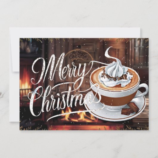 Kerstkaart voor koffieliefhebbers #16 (Voorkant)