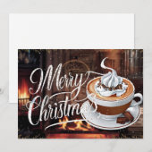 Kerstkaart voor koffieliefhebbers #16 (Voorkant / Achterkant)