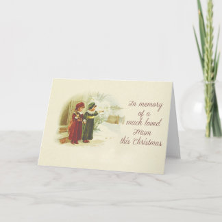Kerstkaart voor mama feestdagen kaart