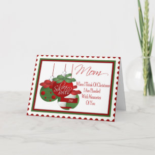 Kerstkaart voor Mamma Feestdagen Kaart